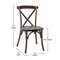 Merrick Lane Davisburg Stackable Wooden Cross Back Bistro Dining Chair